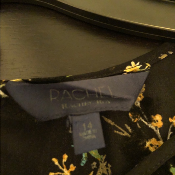 Rachel Roy Floral Black Dress - Picture 12 of 12